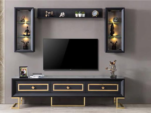 Lara Siyah TV Ünitesi