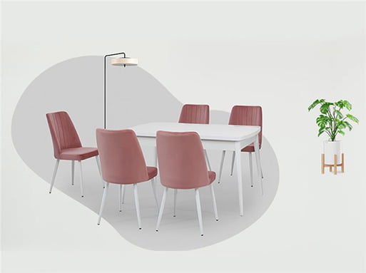 Liza Color Beyaz Takım