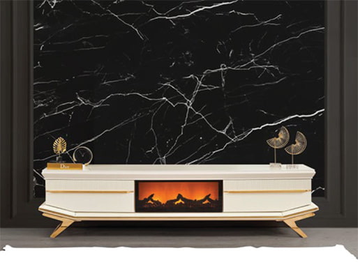 Lodos Şömineli Tv Ünitesi