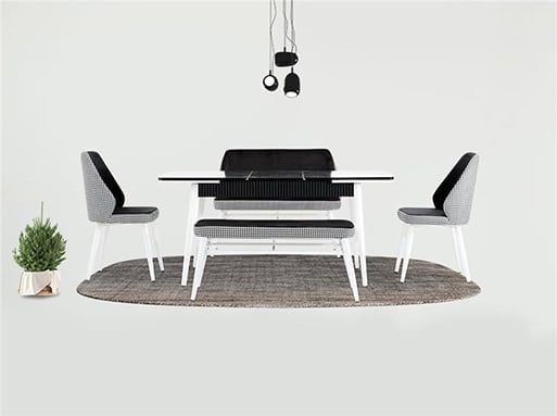 Luna Color Ceviz Mutfak Masası