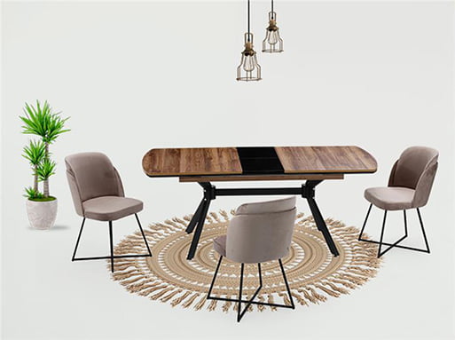 Madrıd Color Ceviz Yemek Takımı