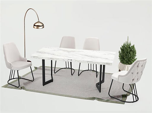 Safir Color Beyaz Takım