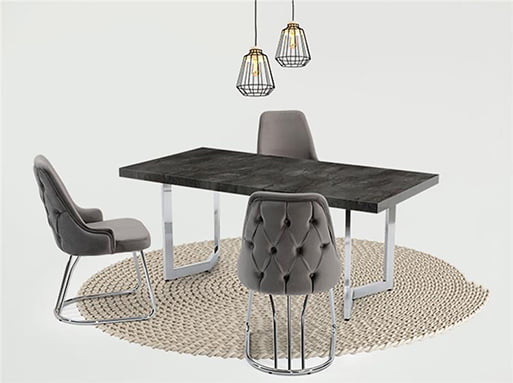 Safir Platinum Gri Takım