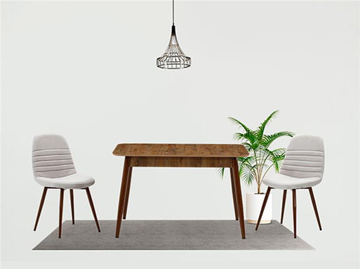 Sera Color Ceviz Yemek Takımı