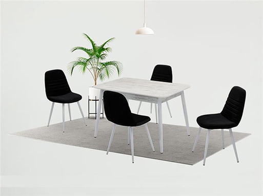 Sera Color Kristal Yemek Masa Takımı